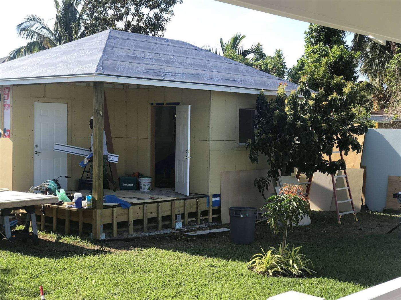 Finished timber garden cottage, February 2018